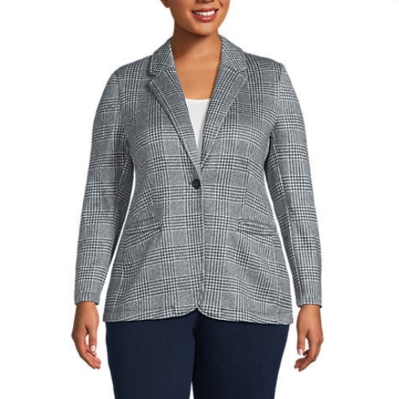 Lands' End Jackets & Blazers - Lands End Fleece Plus Size Blazer super soft sz. 2X NWT